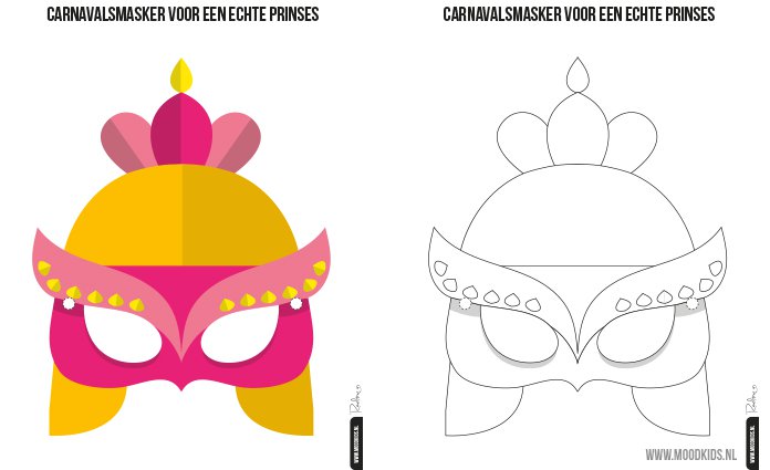 carnaval-masker-prinses-gratis-download