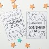 koningsdag printable milestone card