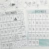 printable maandkalender december