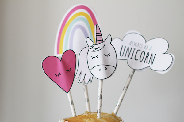 unicorn verjaardagstaart maken