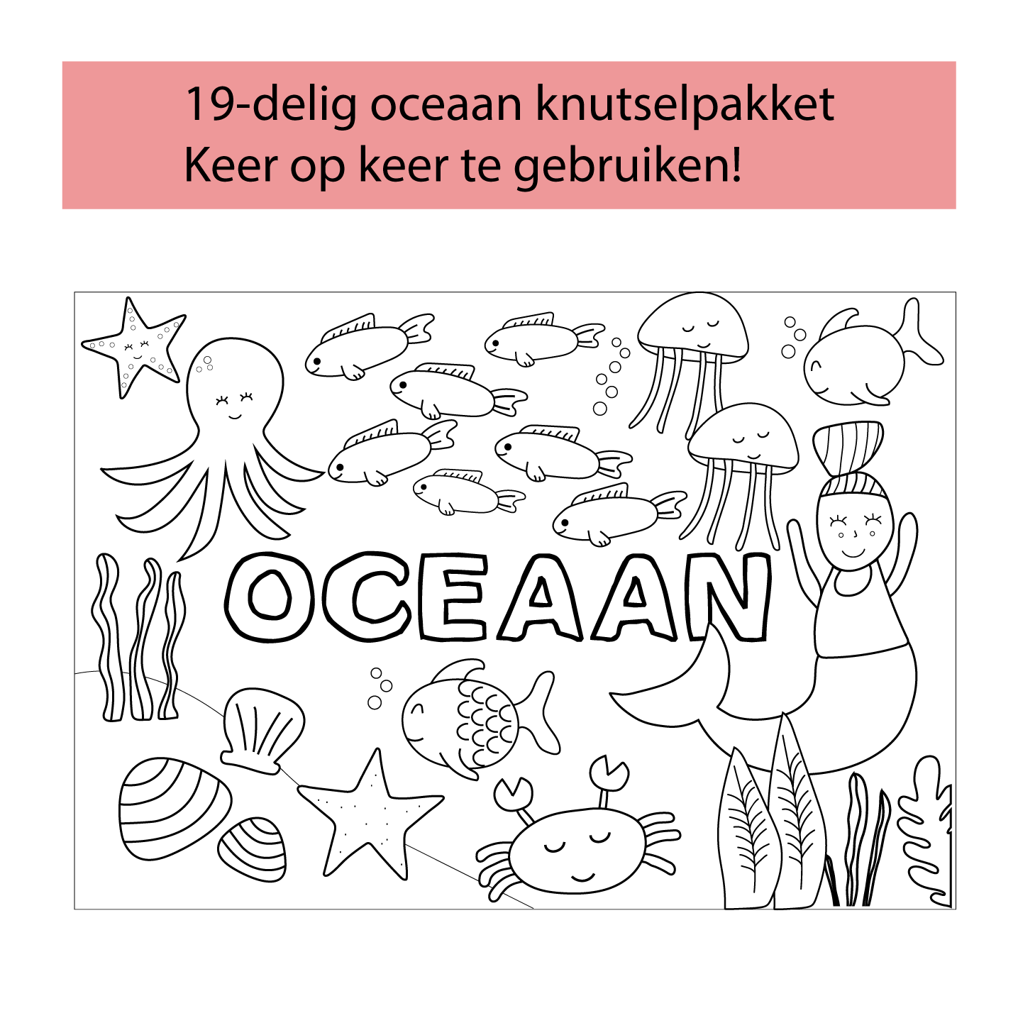 printable oceaan knutselpakket voor kinderen